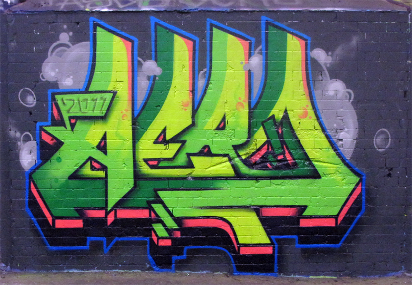 Aero London Graffiti Mural Artist
