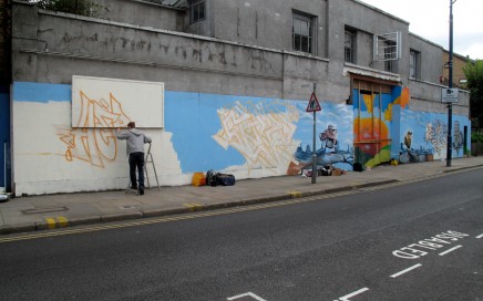 london graffiti mural artist