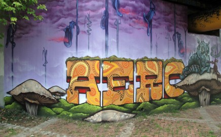 aero london graffiti mural artist