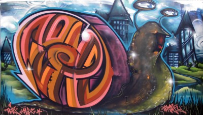 Cenz London Graffiti Mural Artist