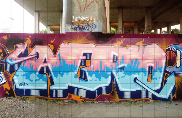 Aero London Graffiti Mural Artist