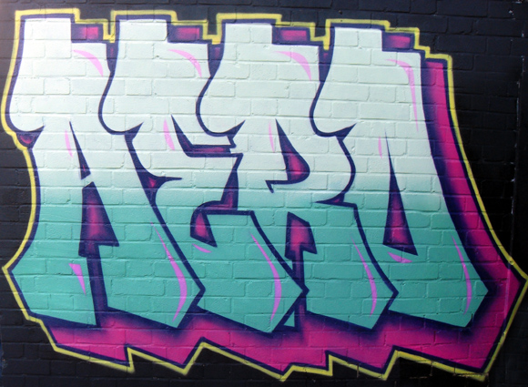 Aero London Graffiti Mural Artist