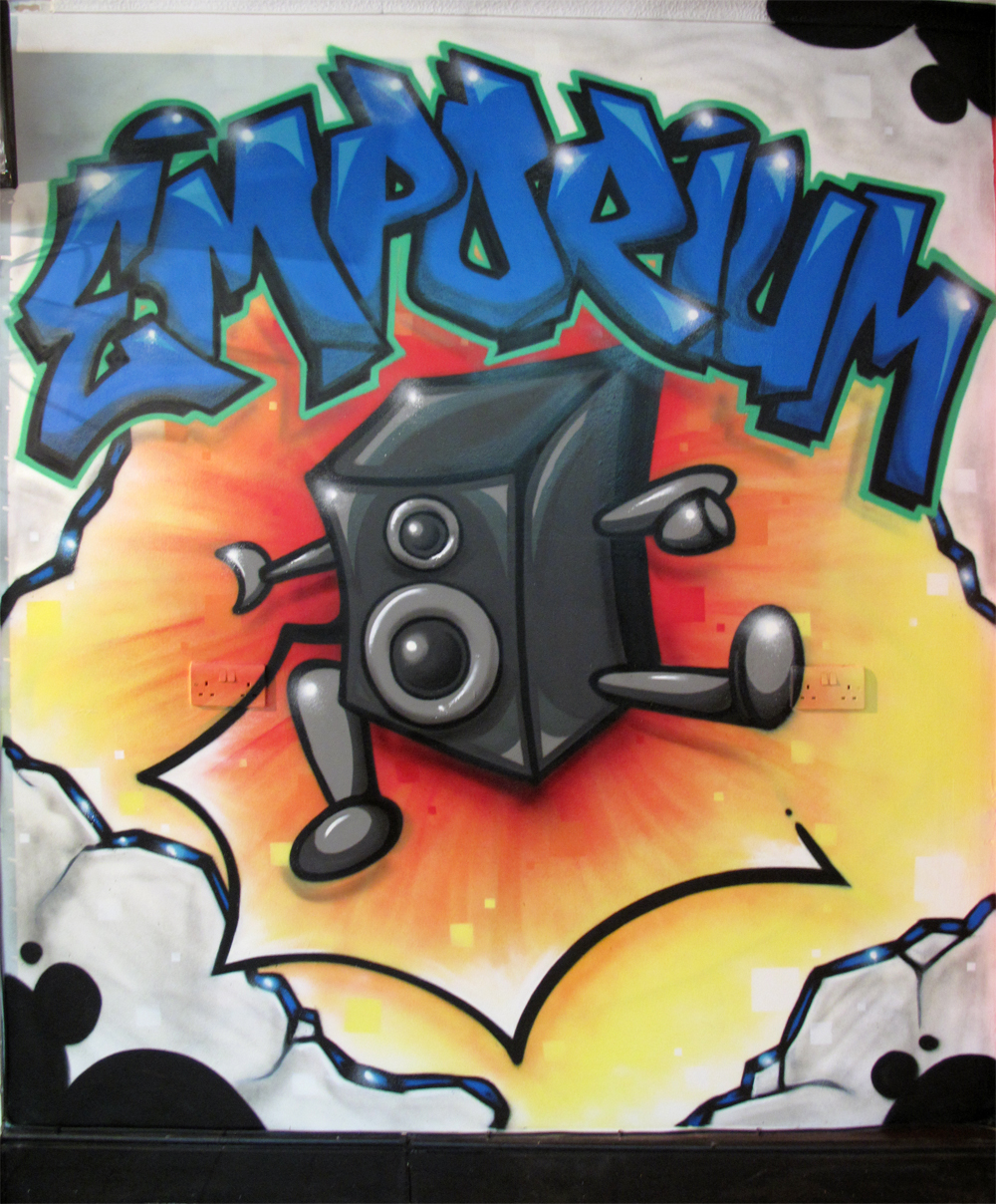 Aero London Graffiti Mural Artist