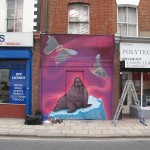 Aero London Graffiti Mural Artist