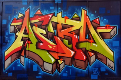 Aero London Graffiti Mural Artist