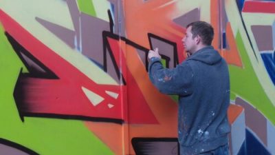 aeroarts graffiti mural artist