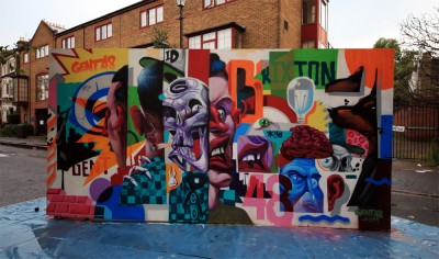 London Graffiti Mural Artist