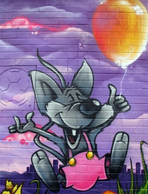 aeroarts animalgraff graffiti mural artist