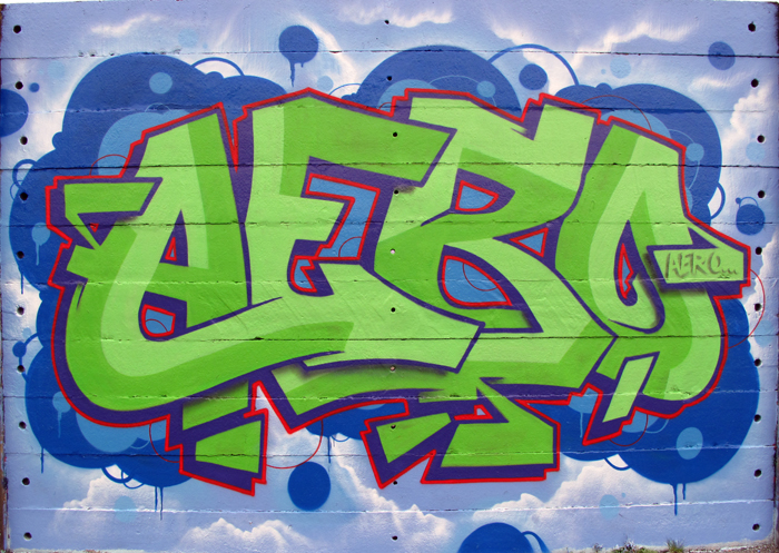 aeroarts graffiti mural artist