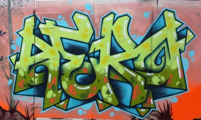 Sydenham community graffiti mural