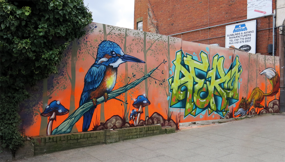Sydenham community graffiti mural