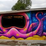 octopus graffiti mural