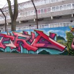 Aero London Graffiti Mural Artist